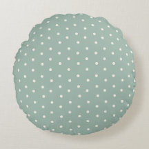 Motif bébé pois sur fond bleu vert