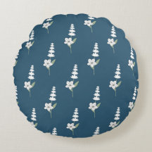 Motif botanique floral de la Marine