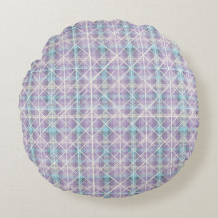 Coussins Ronds Motif carreaux géométrique moderne