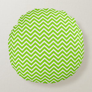 Coussins Ronds Motif chevron zigzag moderne sans couture