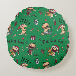 Coussins Ronds Motif de chansons pour bébés