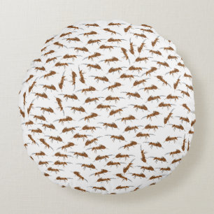 Coussins Ronds Motif de jolies fourmis