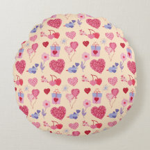 Motif de l'icône de la Saint Valentin rose