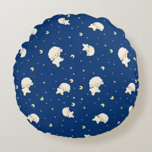 Coussins Ronds Motif de mouton