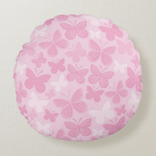 Coussins Ronds Motif de papillon