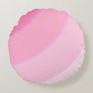 Coussins Ronds Motif de Swirl Pastel Lilac rose