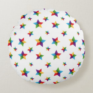 Coussins Ronds Motif d'étoiles