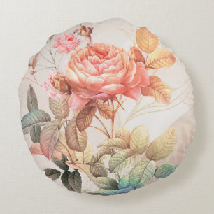 Coussins Ronds motif floral