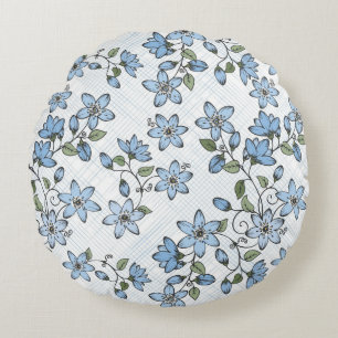 Coussins Ronds Motif floral 2 2
