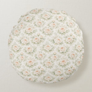 Coussins Ronds Motif floral de mariage