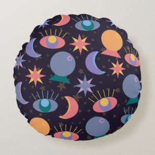 Coussins Ronds Motif Fortune Teller