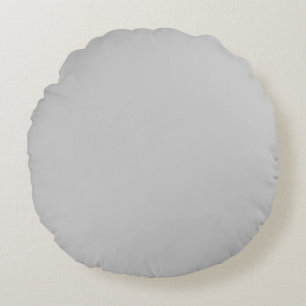 Coussins Ronds Motif Géométrique Gris Clair - Décoration d'Été