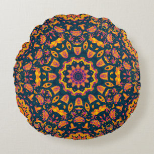 Coussins Ronds motif islamique Abstrait, de style arabe. Inséable