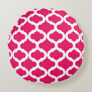Coussins Ronds Motif marocain de roses indien