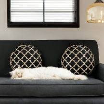 Motif marocain Noir & Or