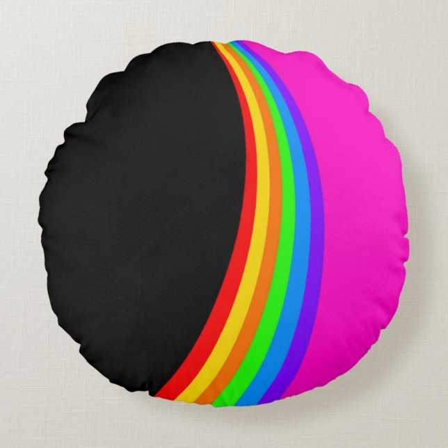 COUSSINS RONDS MOTIF RAINBOW (Devant)