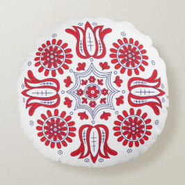 Coussins Ronds Motif traditionnel hongrois