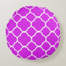 Motifs à quatre feuilles Violet Rose Chaud Pourpre