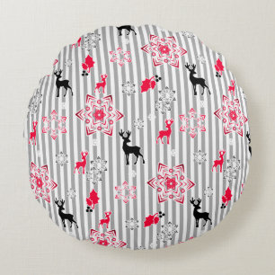 Coussins Ronds Motifs de Noël