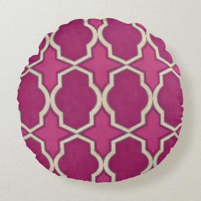 Coussins Ronds Motifs du marché II (Devant)