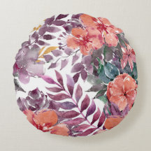 Motifs floraux en aquarelle