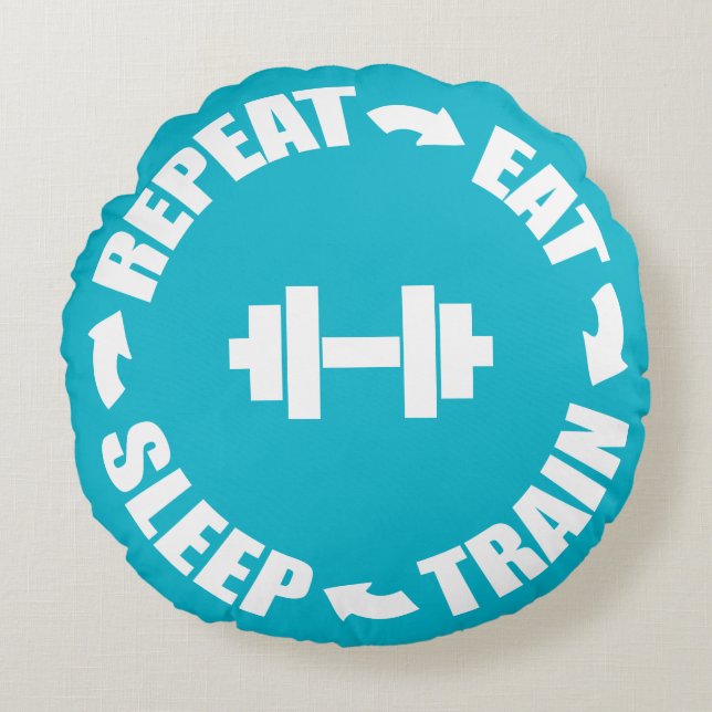 Coussins Ronds Motivation gym (Devant)