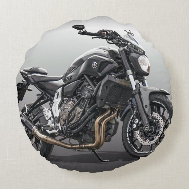 Coussins Ronds Moto - Le vélo de rêve (Dos)