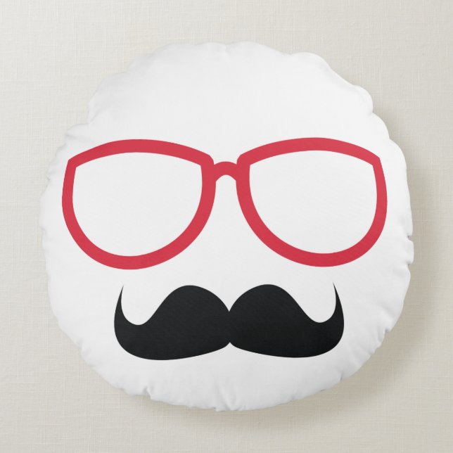 Coussins Ronds Moustache (Devant)