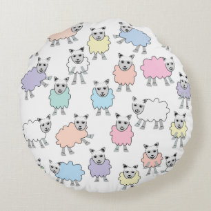Coussins Ronds Mouton