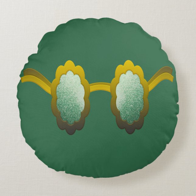 Coussins Ronds My Polarized Glasses are Ready (Devant)