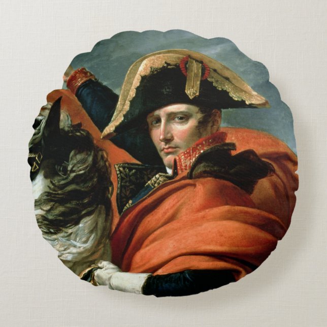 Coussins Ronds Napoléon croisant les Alpes (Devant)