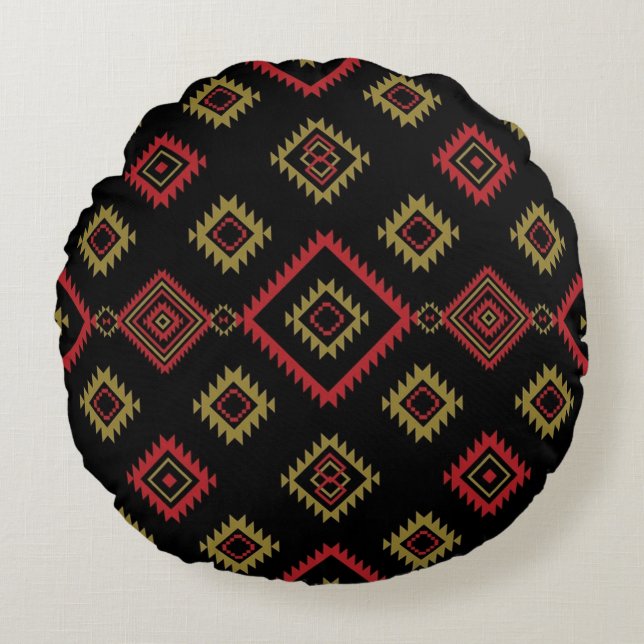 Coussins Ronds Native Zone Round Pillow (Devant)