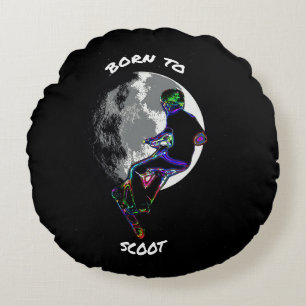 Coussins Ronds Né à Scoot- Scooter et Moon