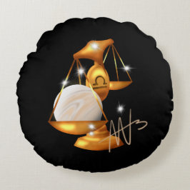 Coussins Ronds Nebula Libra Venus Zodiac