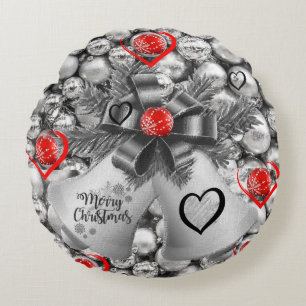 Coussins Ronds Noël Coussin, Joyeux Noël