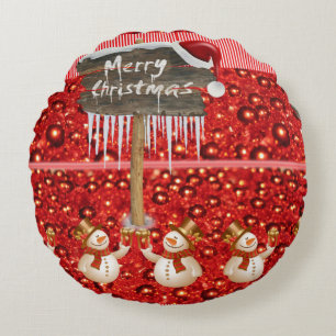 Coussins Ronds Noël Coussin, Joyeux Noël