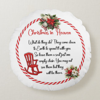 Coussins Ronds Noël rond au ciel