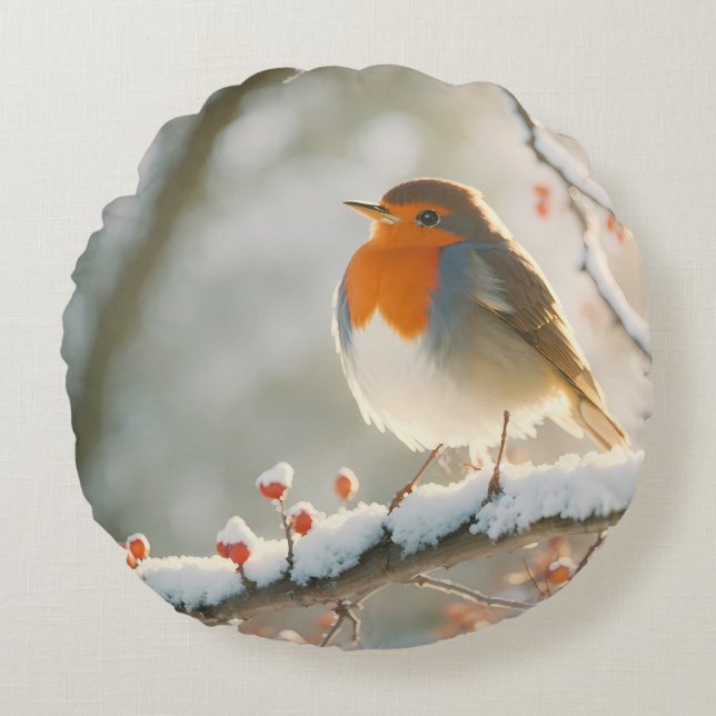 Coussins Ronds Noël vintage (Devant)