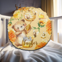 Nom personnalisé Miel Ours Abeilles