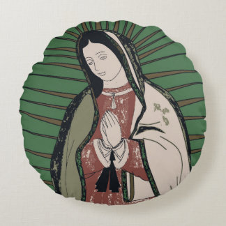 Coussins Ronds notre dame de guadalupe