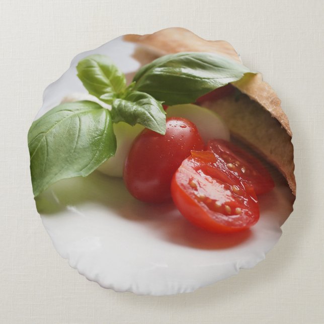 Coussins Ronds Nourriture italienne (Dos)