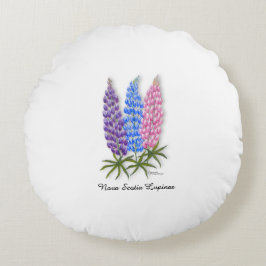 Coussins Ronds Nova Scotia Lupines