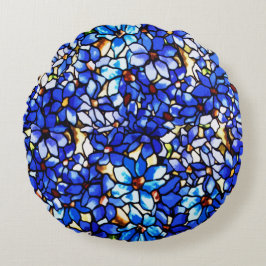 Coussins Ronds Ode to Tiffany Clematis