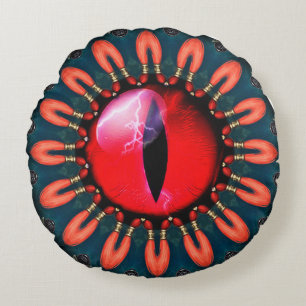 Coussins Ronds Oeil de dragon