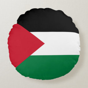 Coussins Ronds officiellement le drapeau de l'État de Palestine