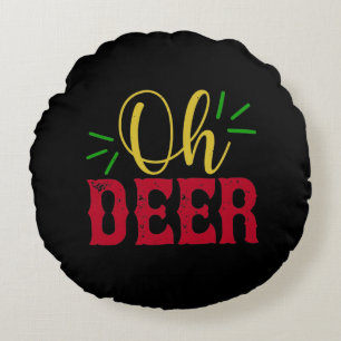 Coussins Ronds Oh Deer