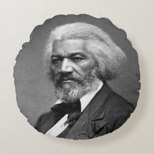 Coussins Ronds Old Fr3d3rick Bailey Douglas African American Hero