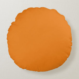 Coussins Ronds Orange solide