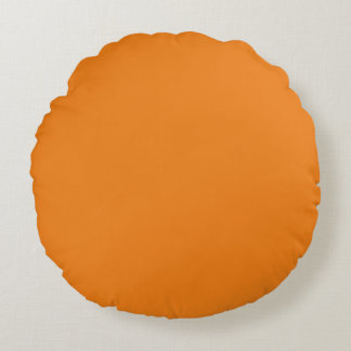 Coussins Ronds Orange solide