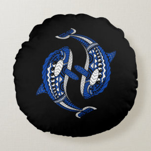 Coussins Ronds Orca Whale Ocean Animaux